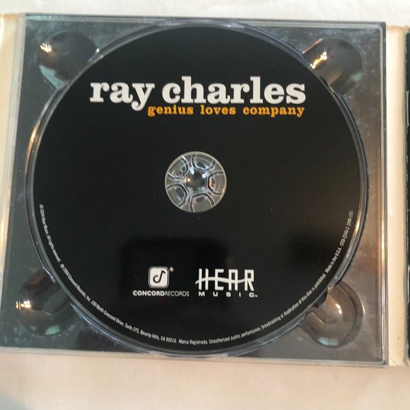 Music - Ray Charles Audio CD w insert 2004 Audio CD Pre-owned - Picture 4 of 7